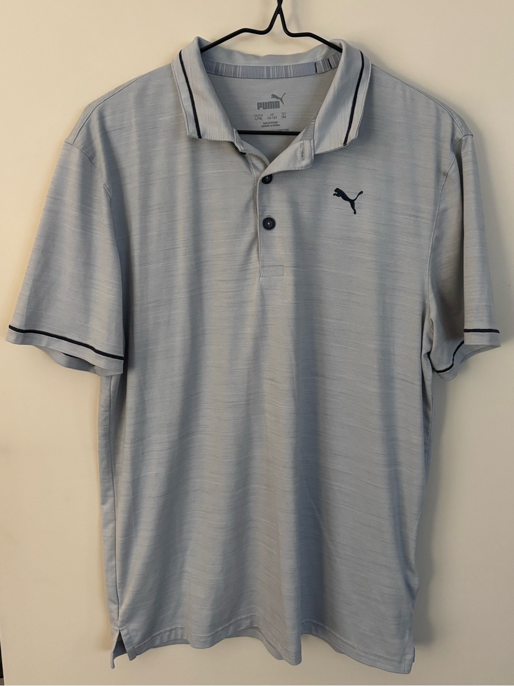 Boy’s Light Grey Puma Golf Shirt